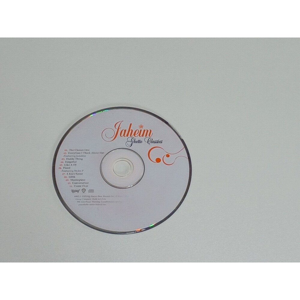 Jaheim – Ghetto Classics CD 2006 R&B Soul Featuring Jadakiss Styles P Atlantic